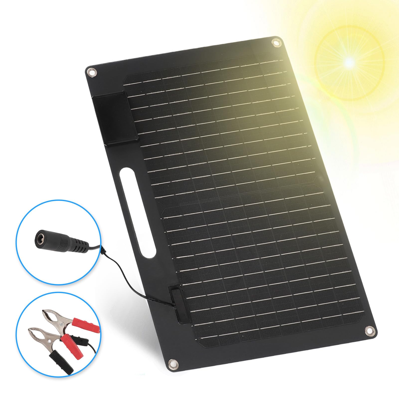 Ejoyous Pannello Solare Portatile, Modulo Fotovoltaico Monocristallino