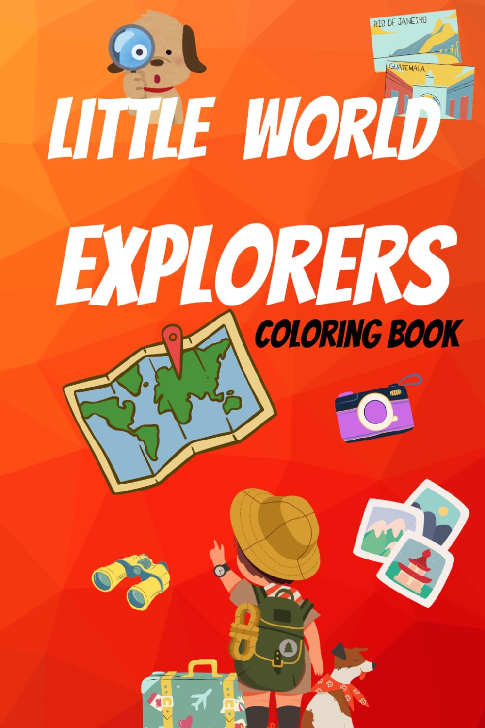 Little world explorers: Coloring book