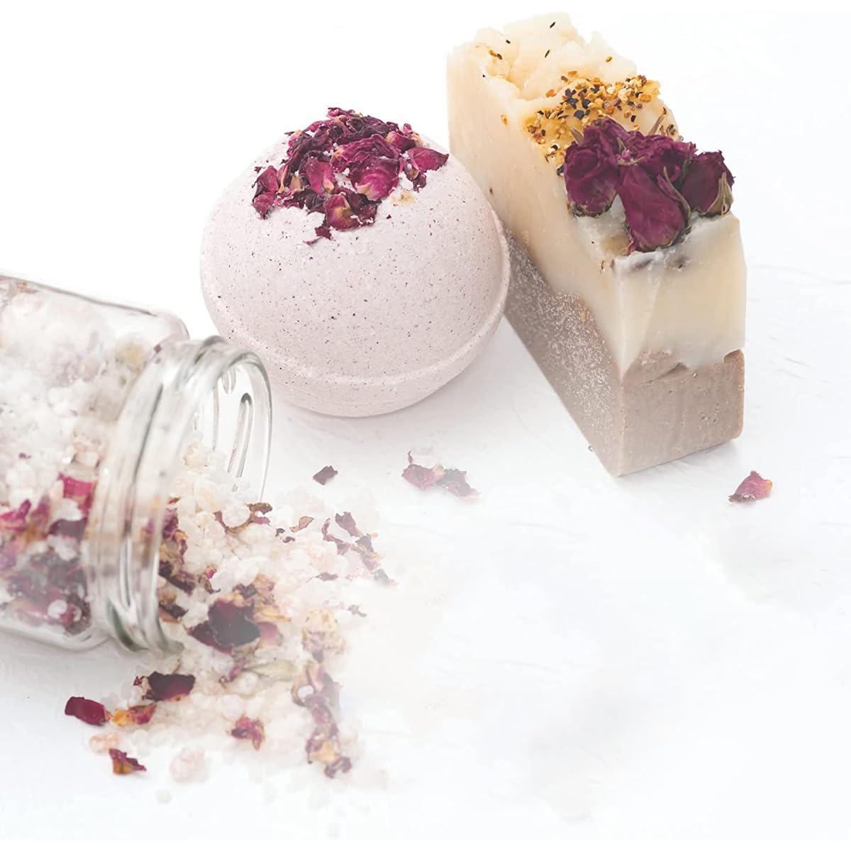 Biologisch Abbaubares Blumen-Konfetti, 20 Stück, Getrocknete Blumen-Konfetti, Natürliche Rosenblütenblätter, Party-Konfetti Für Hochzeitsdekoration, DIY-Projekte