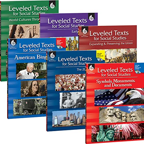 Leveled Texts For Social Studies: 6-Book Set #TOP21