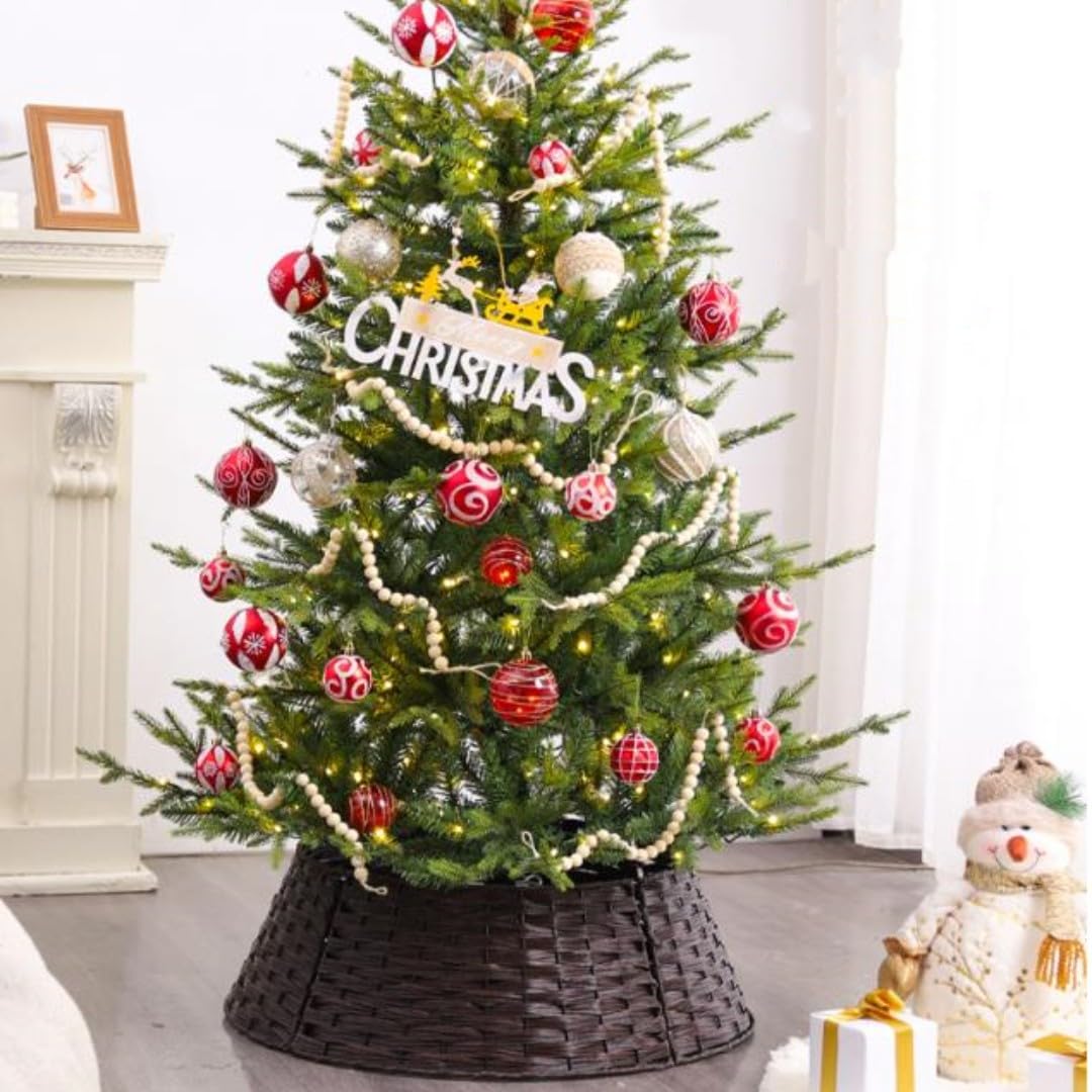 Set di 12 decorazioni per l'albero di Natale - Stelle dorate - Piccole stelle glitterate - Decorazione per l'albero di Natale - Ciondolo in oro - Per | Leroy Merlin