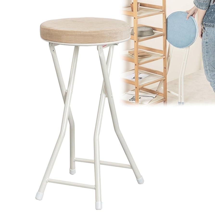 Amazon｜折りたたみハイスツール 背もたれなしカウンターチェア