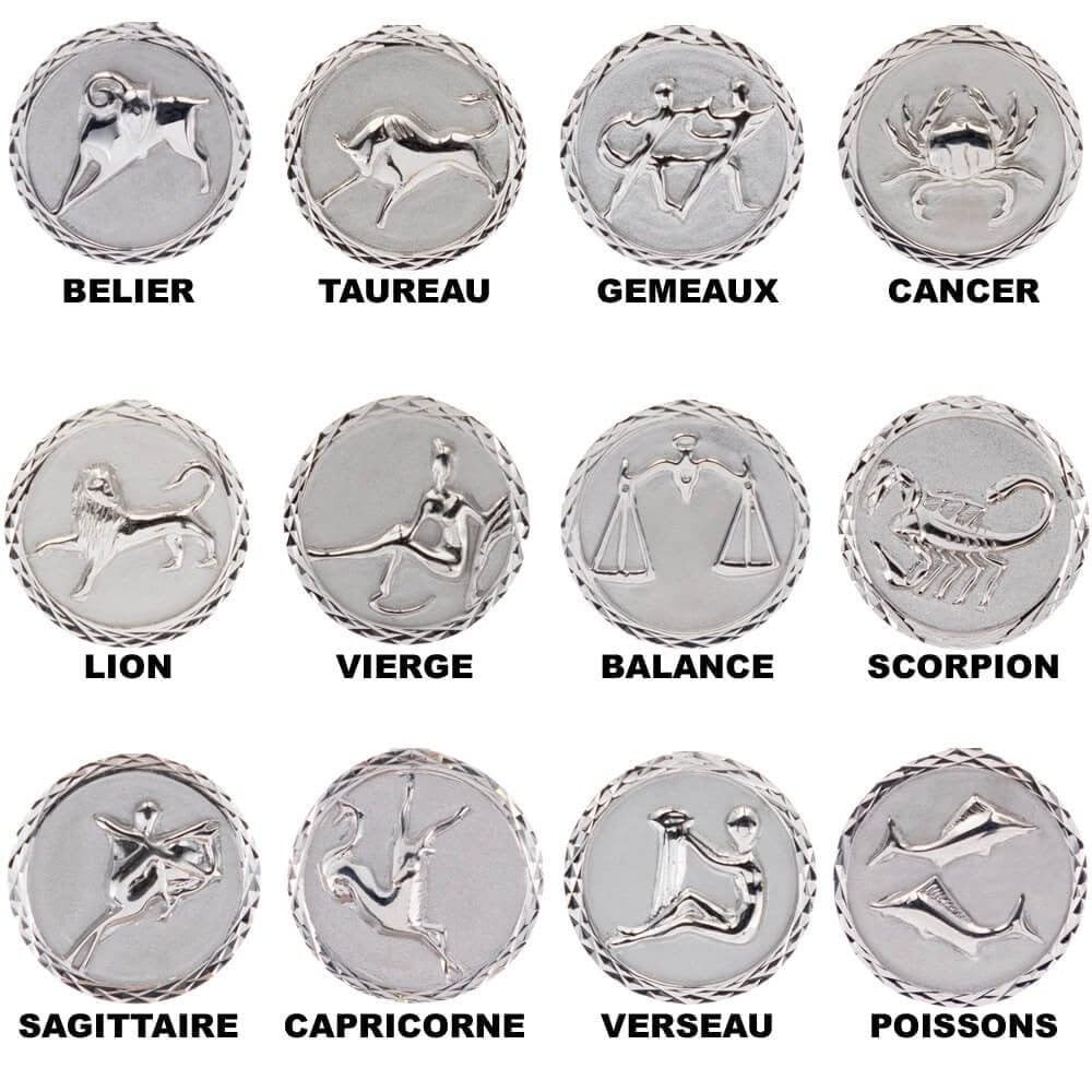 Ocadeau Collar Zodiacal Personalizado en Plata de Ley - Colgante astrológico Personalizado con Texto Grabado - Una Joya Celestial a su Imagen