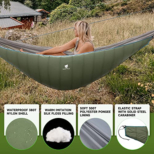image for GEERTOP Ultralight Hammock Underquilt for Camping Full Length Camp Ham
