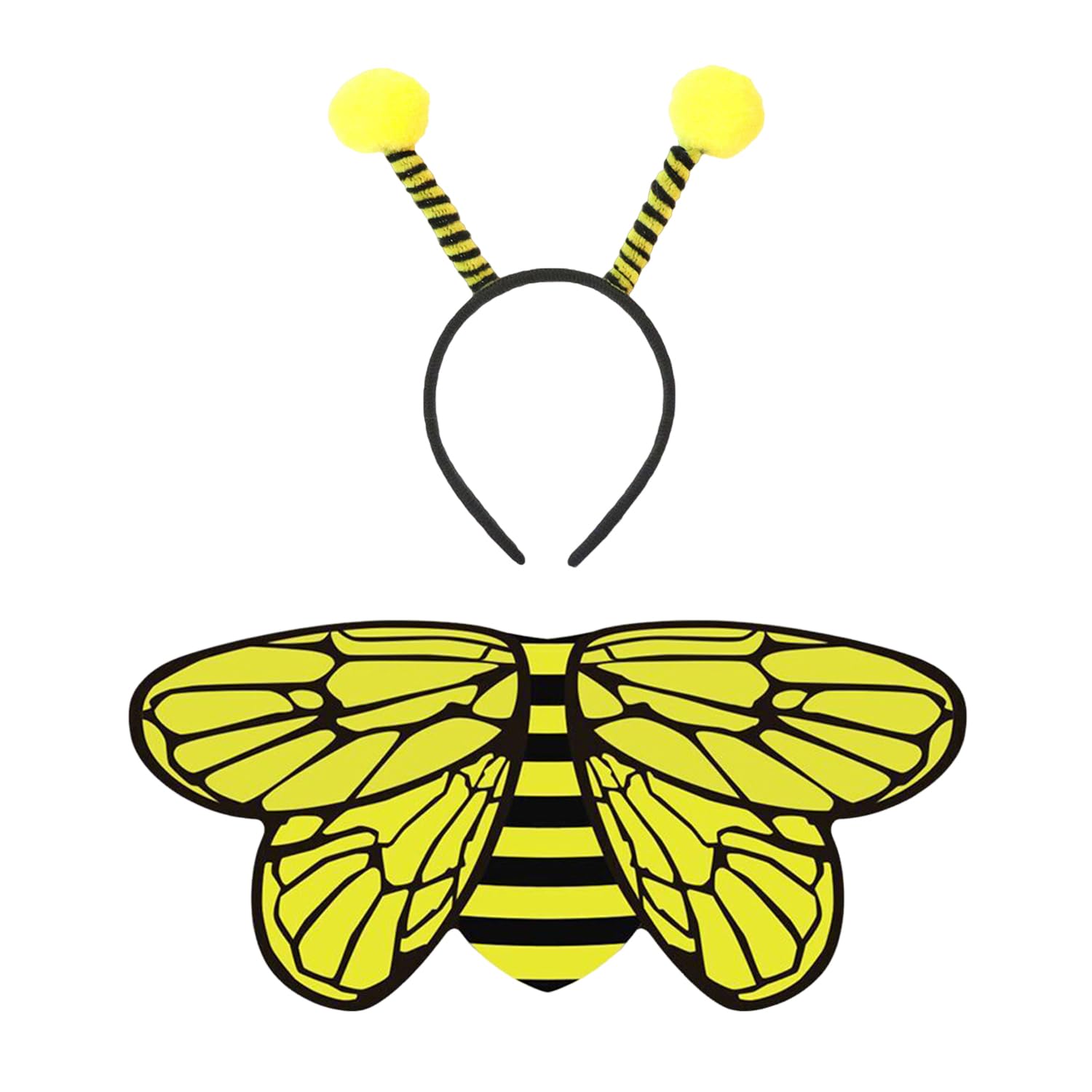 TVSVKWE 1 Piece Of Bee Wings And 1 Piece Of Headband, Bee Costume, Costume Props, Role-Playing Accessories.