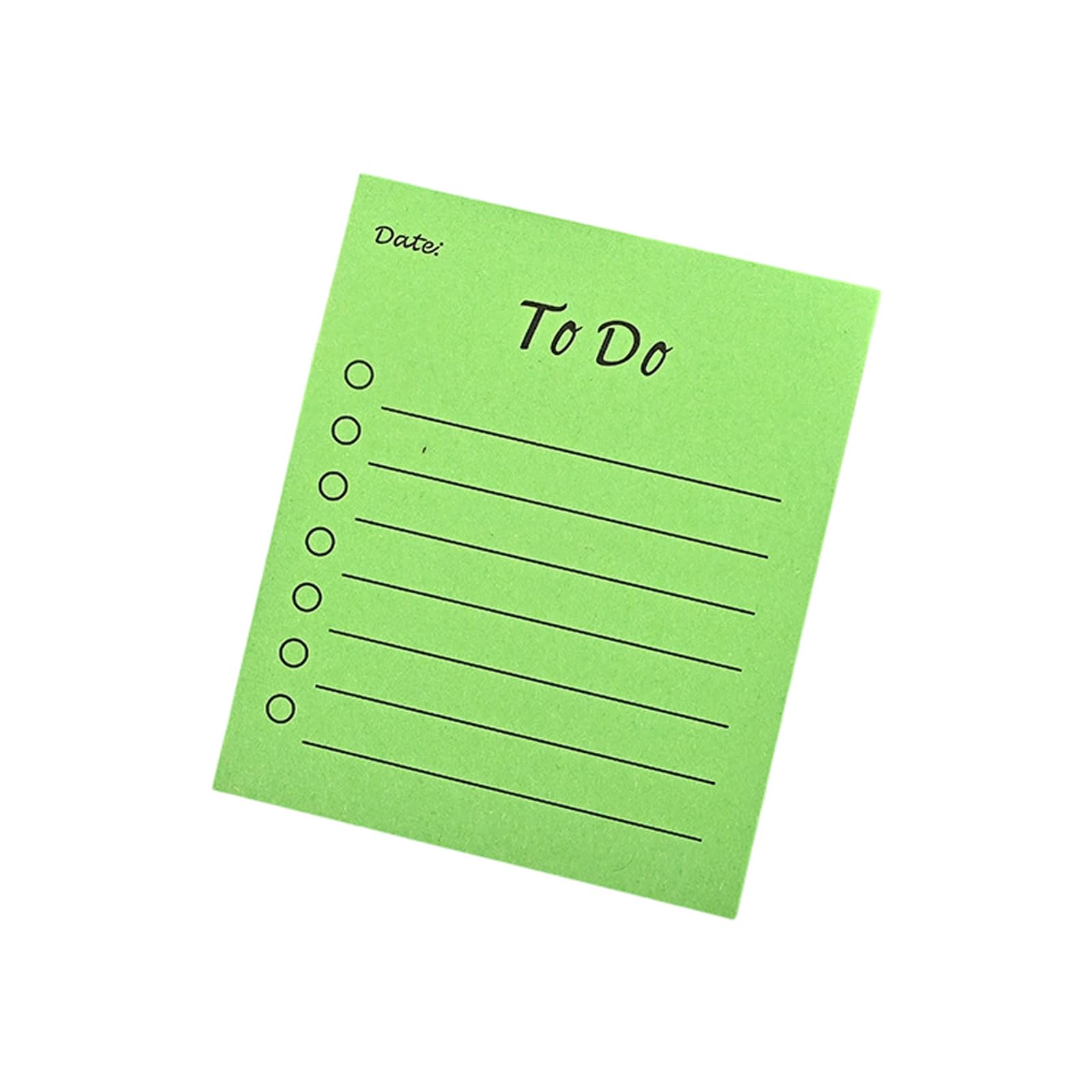 Jazuaiao Stickier Note Lovely Writing Pad Notepads Practical Memos Paper Note School Supplies for Student Practical Memos