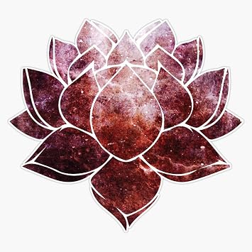 EB Store Pink Lotus Flower Vinyl Waterproof Sticker Decal Car Laptop Wall Window Bumper Sticker 5 inch