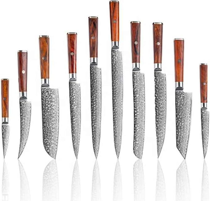 Set de Cuchillos de Cocina 10 Piezas Acero Aleación miniatura 7