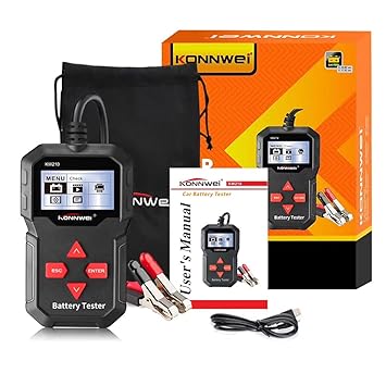Decdeal KW210 12V Automotive Car Battery Tester Digital Multi Language Analyzer Tester Tool