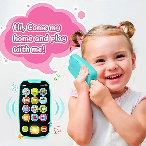Miniatura 4 de VodeDrge Juguete para bebé de 6 a 12 meses juguetes para teléfono celular para niños y niñas de 1 a 2 años juguete musical para niños de 1 a 3 años