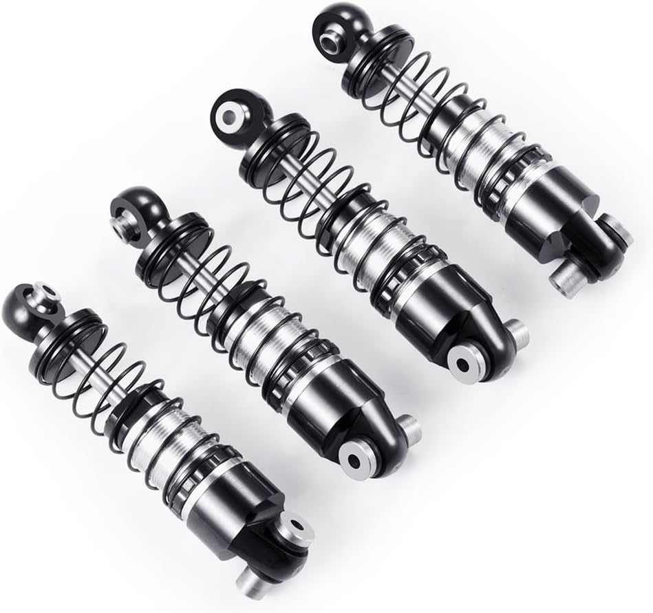 RCLIONS RC Car Shocks 33mm Big Bore Oil Shock Absorber for AXIAL SCX24 1/24th RC Crawler Car Upgrade Parts