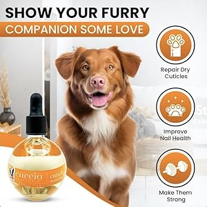 Warren London Dog Cuticle & Nail Revitalizing Oil | Moisturize, Strengthen, and Nourish | Vitamin E - Cruelty-Free, Non-Greasy Formula | Gentle Daily Care for Healthy Dog Nails & Paws Warren London Dog Cuticle Nail Revitalizing Oil Moisturize Strengthen and Nourish Vitamin E Cruelty Free Non Greasy Formula Gentle Daily Care for Healthy Dog Nails Paws