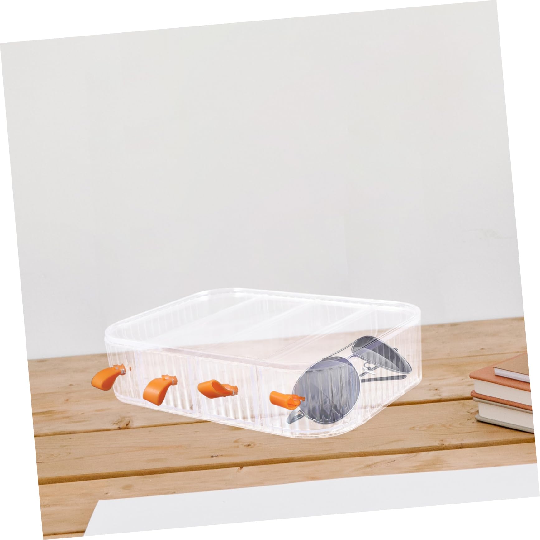 boîte de Rangement pour Lunettes étagère Coupe de Stockage de Lunettes Porte-Lunettes organisateurs étui à Lunettes tiroirs de Rangement en Acrylique Transparent
