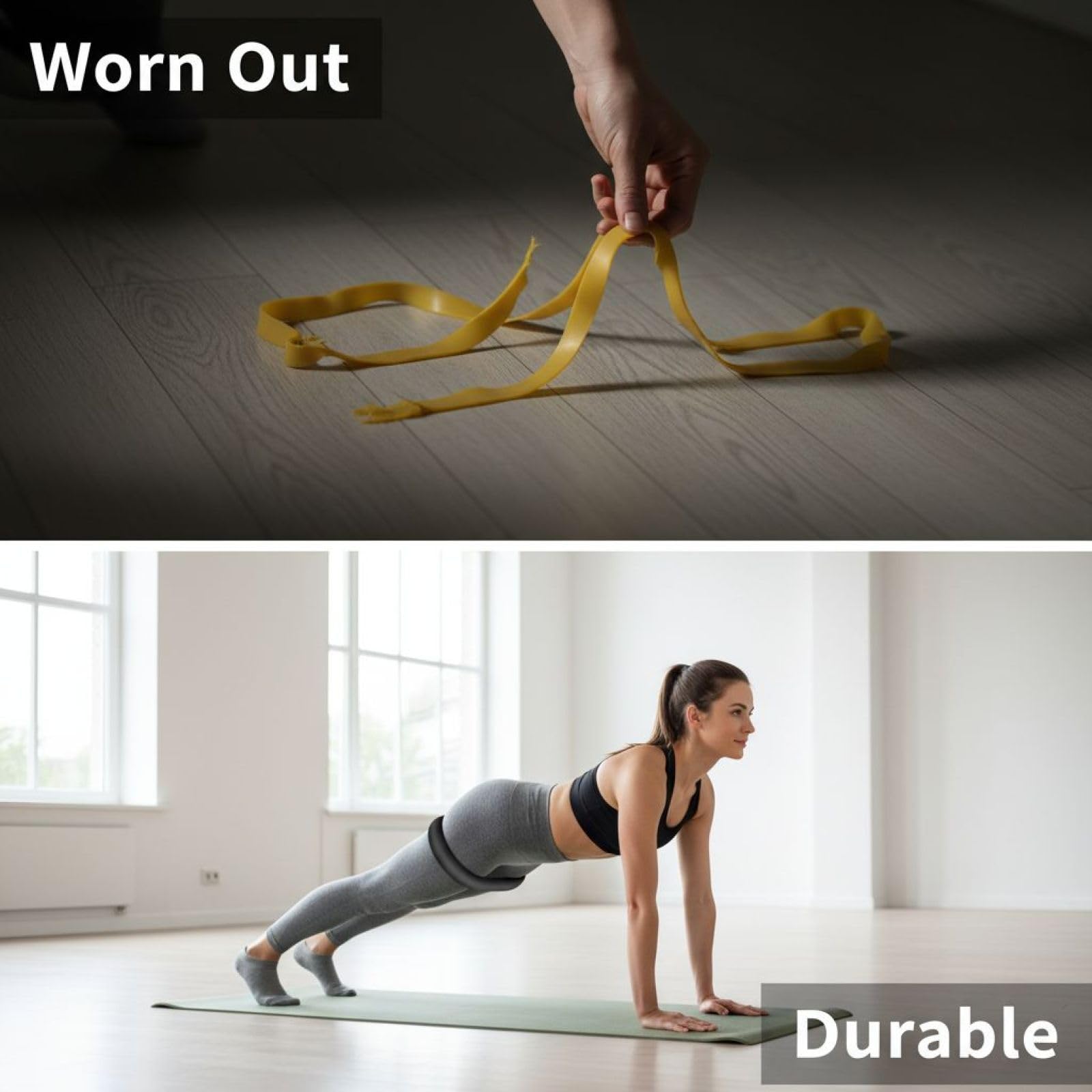 Hip-Widerstandsband, 20 lbs Booty-Widerstandsband mit Schutzhülle, rutschfeste Stoff-Glute-Bänder für Beine, Oberschenkel und Po-Workout, Ganzkörpertraining, Yoga, Pilates, Home Gym