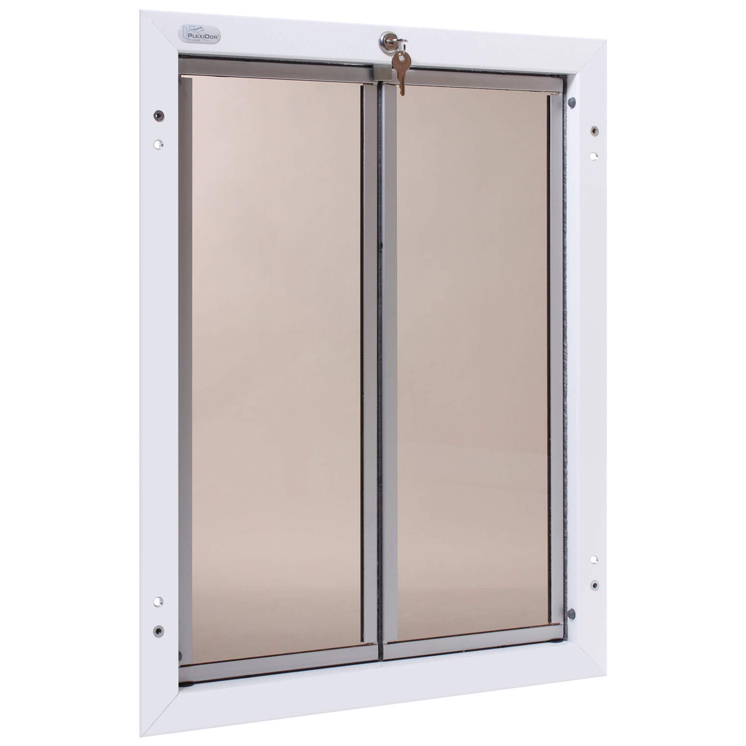 PlexiDor Performance Pet Doors X-Large White Door Mount