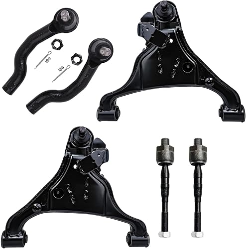 Miniatura 85 de Detroit Axle - Kit de suspensión delantera RWD para Chrysler 300 Dodge Charger Challenger Magnum 2 brazos de control superior con rótulas 2 rótulas