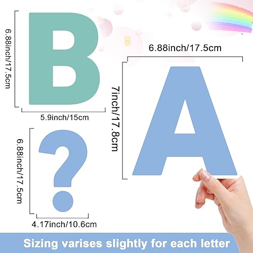 Vista 68 de Qyeahkj Juego de 150 letras grandes de 7 pulgadas y puntuación, color rojo oscuro para aula, para exhibir tablones de anuncios, decoración