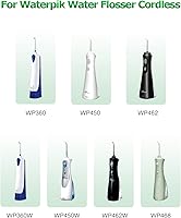 Vista 2 de Replacement Charger for Waterpik Water Flosser Cordless WP360 WP360W WP462 WP462W WP450 WP450W WP468 WF-13 WP-100 Series Water Flosser, Arkare 3V
