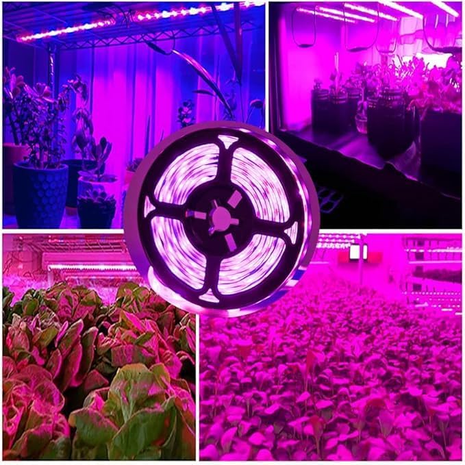 LED Grow Light Strip, Full Spectrum, Waterproof Plant Growing Lamp for ...