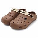 SVAAR Mens Ultra-Soft Lightweight Clogs || Breathable & Waterproof Slip-On Sandals with Adjustable Back Strap for All-Day Comfort Brown gallery image