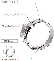 Vista 3 de Paquete de 200 abrazaderas PEX de 3/4 pulgadas, abrazaderas de manguera de oreja única de acero inoxidable