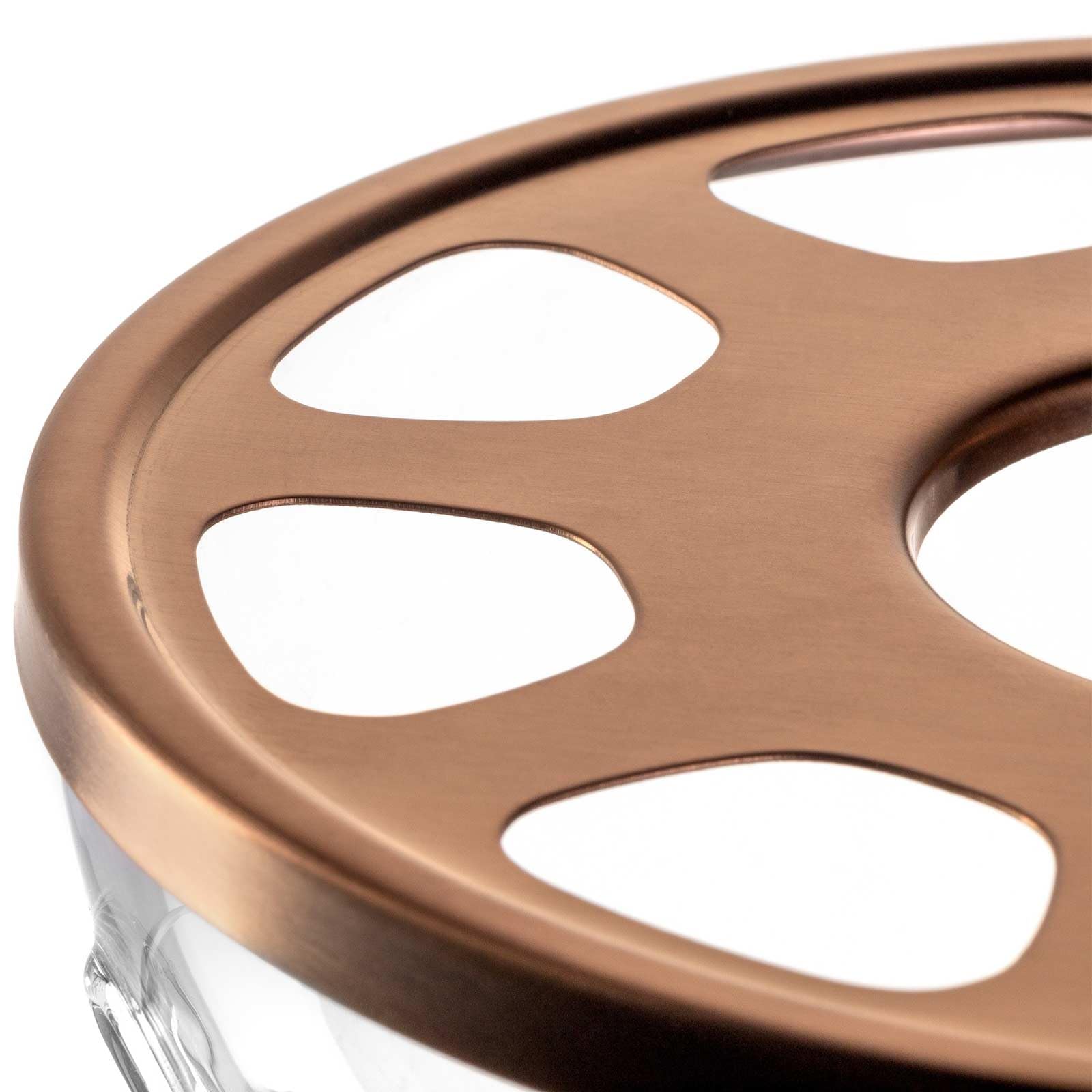 LEONARDO Tè per Te Teekanne mit Metallhenkel 1,2 L mit Stövchen aus dickwandigem Borosilikatglas, Hergestellt in Handarbeit, Spülmaschinengeeignet