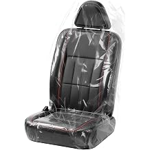 DGSL 60 PCS Disposable Clear Plastic Car Seat Covers for Auto Truck
