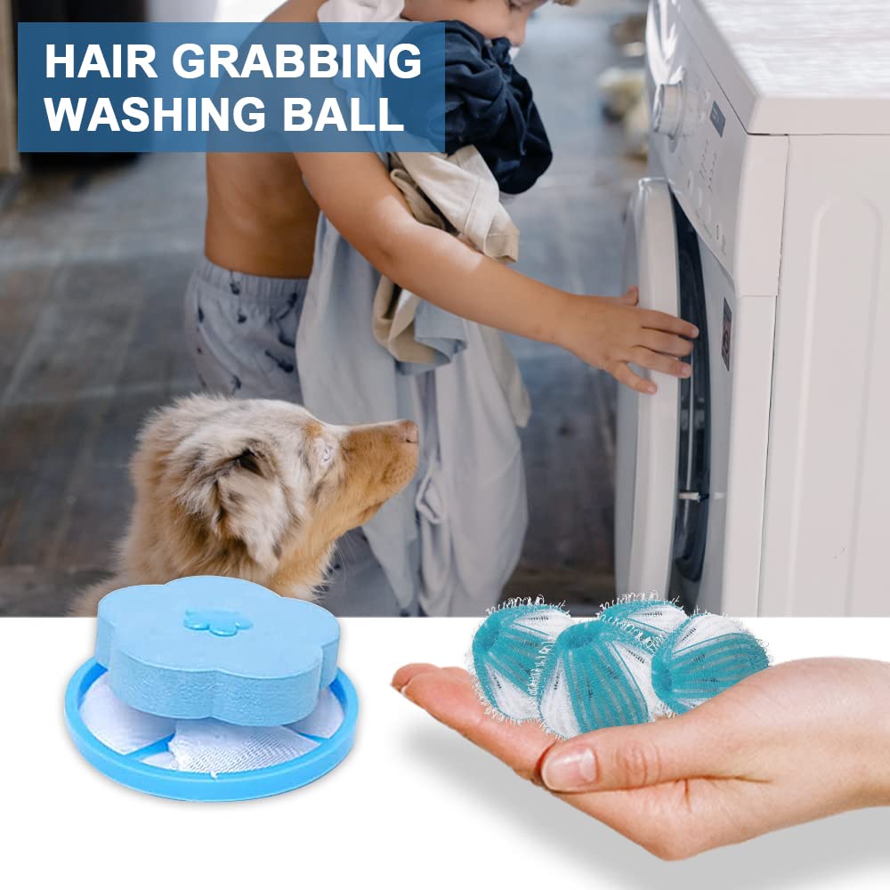 Tierhaarentferner Für Waschmaschine - 4 Stück Bären-Fusselroller Wiederverwendbar