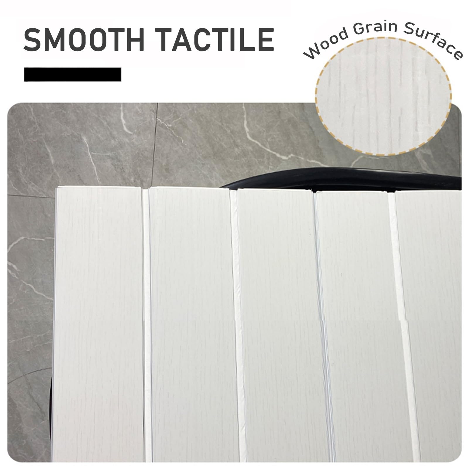 Vasca da bagno impermeabile con copertura isolante pieghevole • Elegante design bianco (70 x 160 x 0,6 cm) per spa, relax e accessori da bagno per gli amanti del benessere