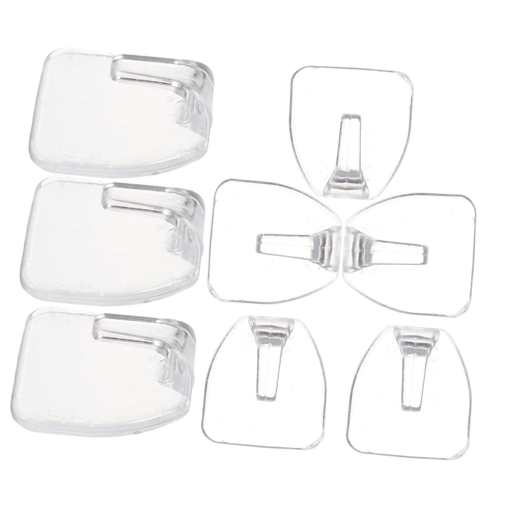 Uonlytech 32pezzi Ganci Adesivi Trasparenti Da Parete Per Bagno e Cucina Su Superfici Lisce Per Appendere Asciugamani Cappotti e Piccoli Oggetti