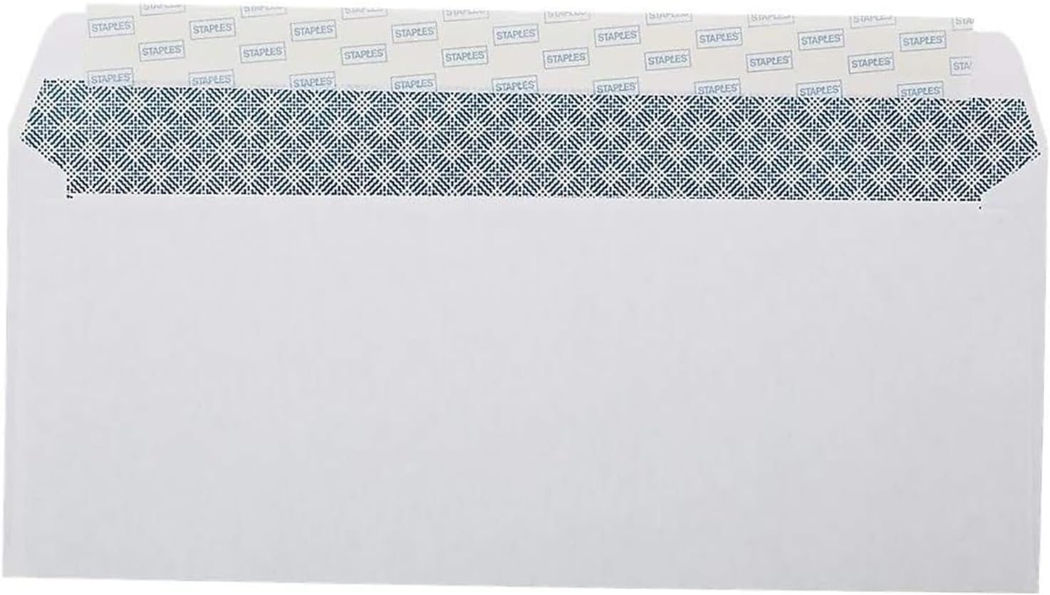 Staples #10 QuickStrip EasyClose Business Envelopes, White, Security‑Tinted, Peel & Seal Closure, 9.5" x 4.125", 500/Box