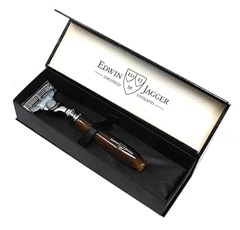 エドウィンジャガー ジレット3枚刃用クラシック レイザー ホルダー レザー エドウィンジャガー ジレット3枚刃用クラシック レイザー