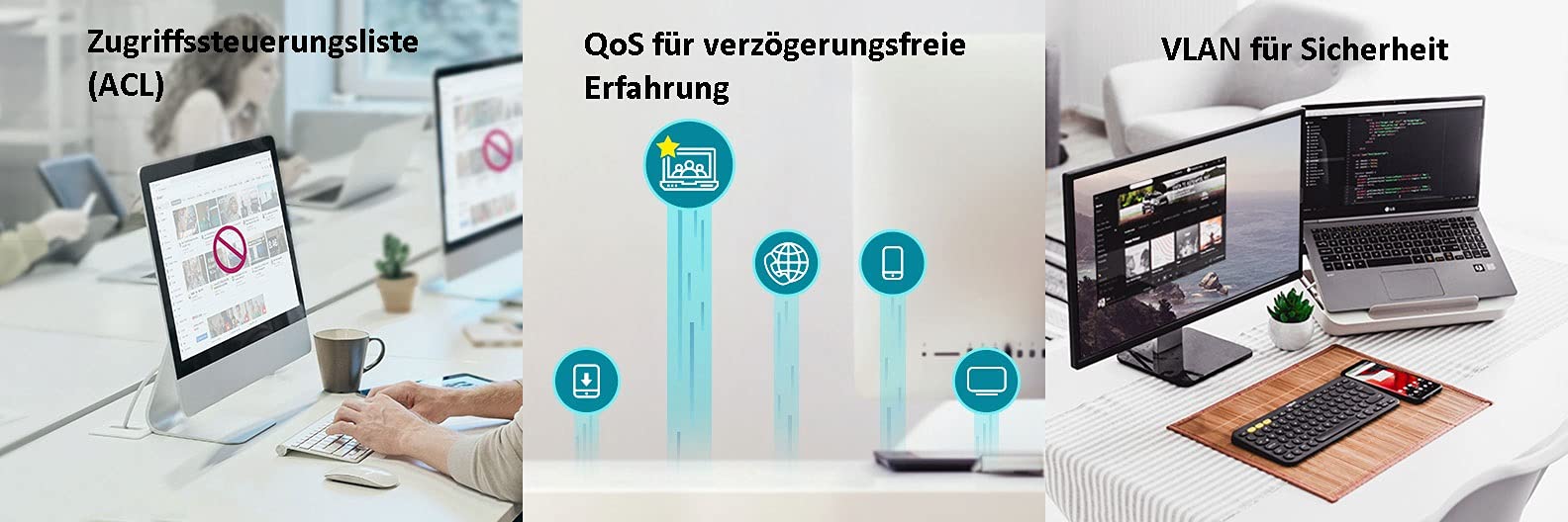 TP-Link Omada TL-SG2008P Switch PoE 8 Ports Gigabit avec 4 Ports PoE+, Alimentation Totale de 62W