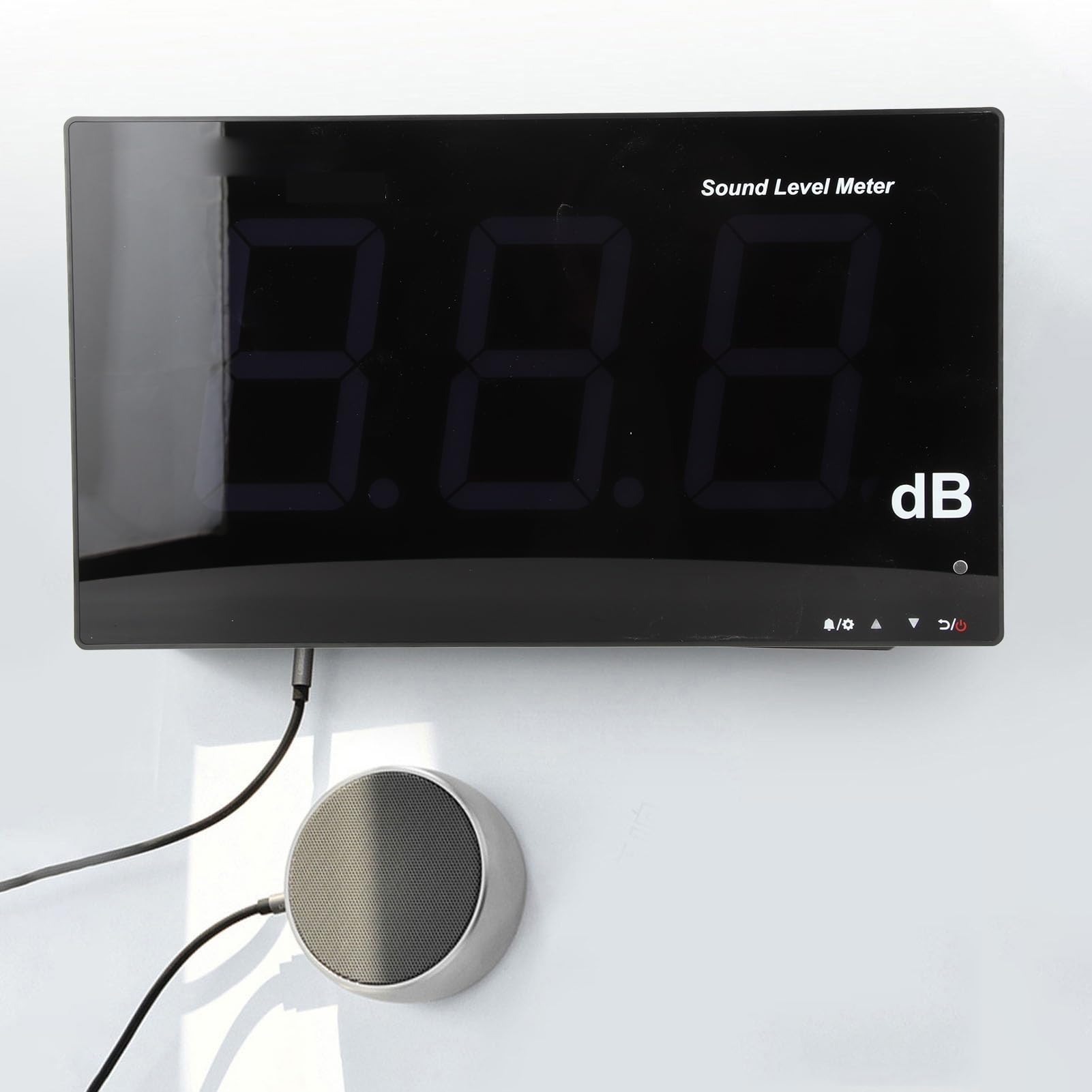 Miernik Decybeli, Miernik Decybeli Poziom Hałasu Tester Dźwięku 30 Detektor 130dB 18-calowy Wyświetlacz LCD AC
