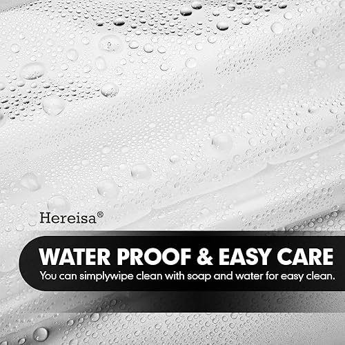 Miniatura 3 de Revestimientos de cortina de ducha de plástico transparente, 3G ligeros 72 x 72 pulgadas  Transparencia de cristal, revestimientos impermeables para