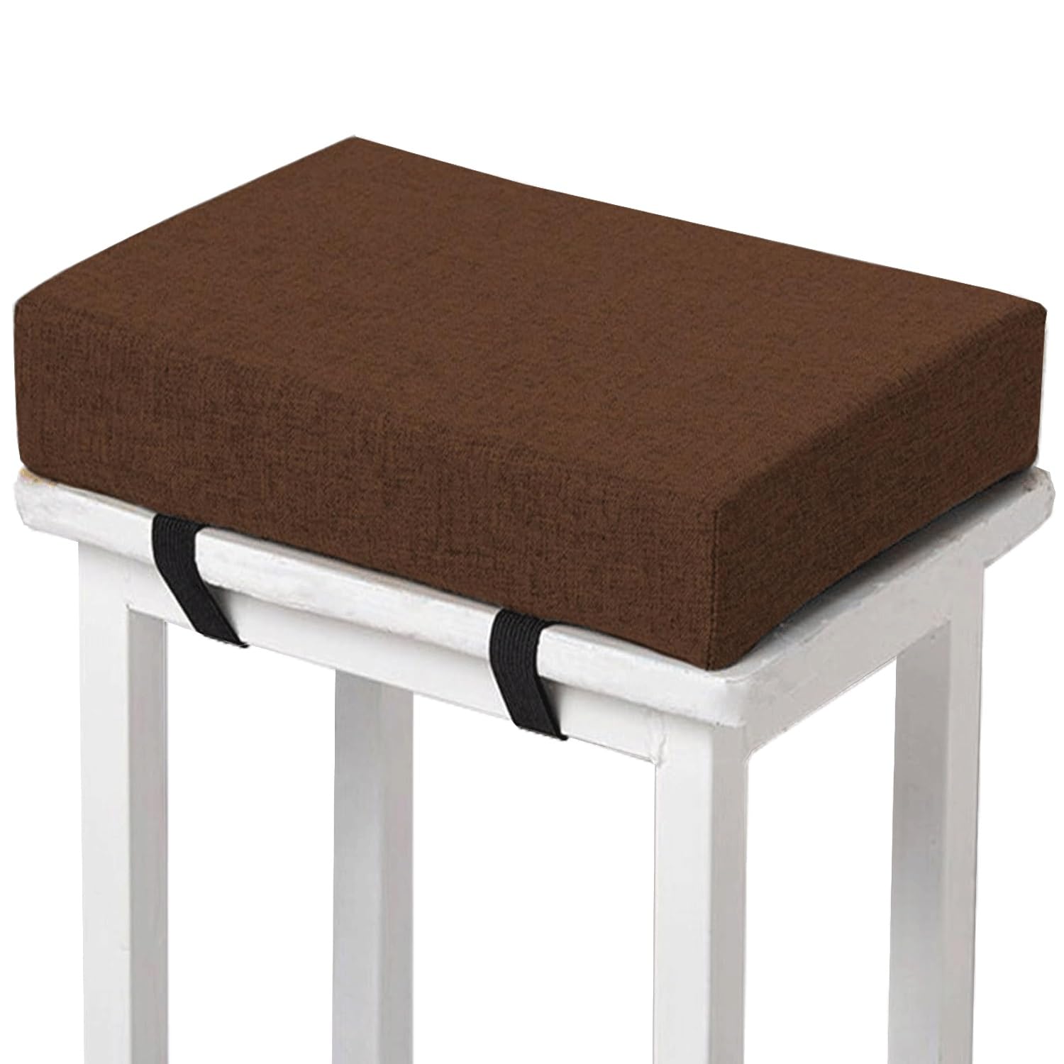 Hkjgnh H7 Memory Foam Square Seat Cushion3/ 5/8Cm Thick,35/40/45/50Cm Rectangular Stool Cushion,Anti - Slip, Seat Cushion Seat Pads Dining Chairs With Removable Cover For Kitchen Bar Chairs(,1Pc 30X30x8cm)