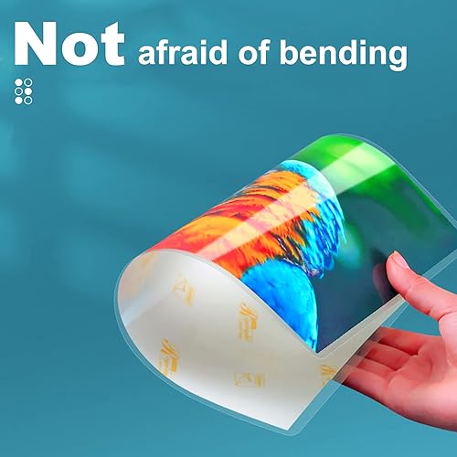 Miniatura 4 de Hojas de laminación de 5 mil, capacidad para hojas de 8.5 x 11 pulgadas, paquete de 300 bolsas de laminación térmica para laminador, 9 x 11.5