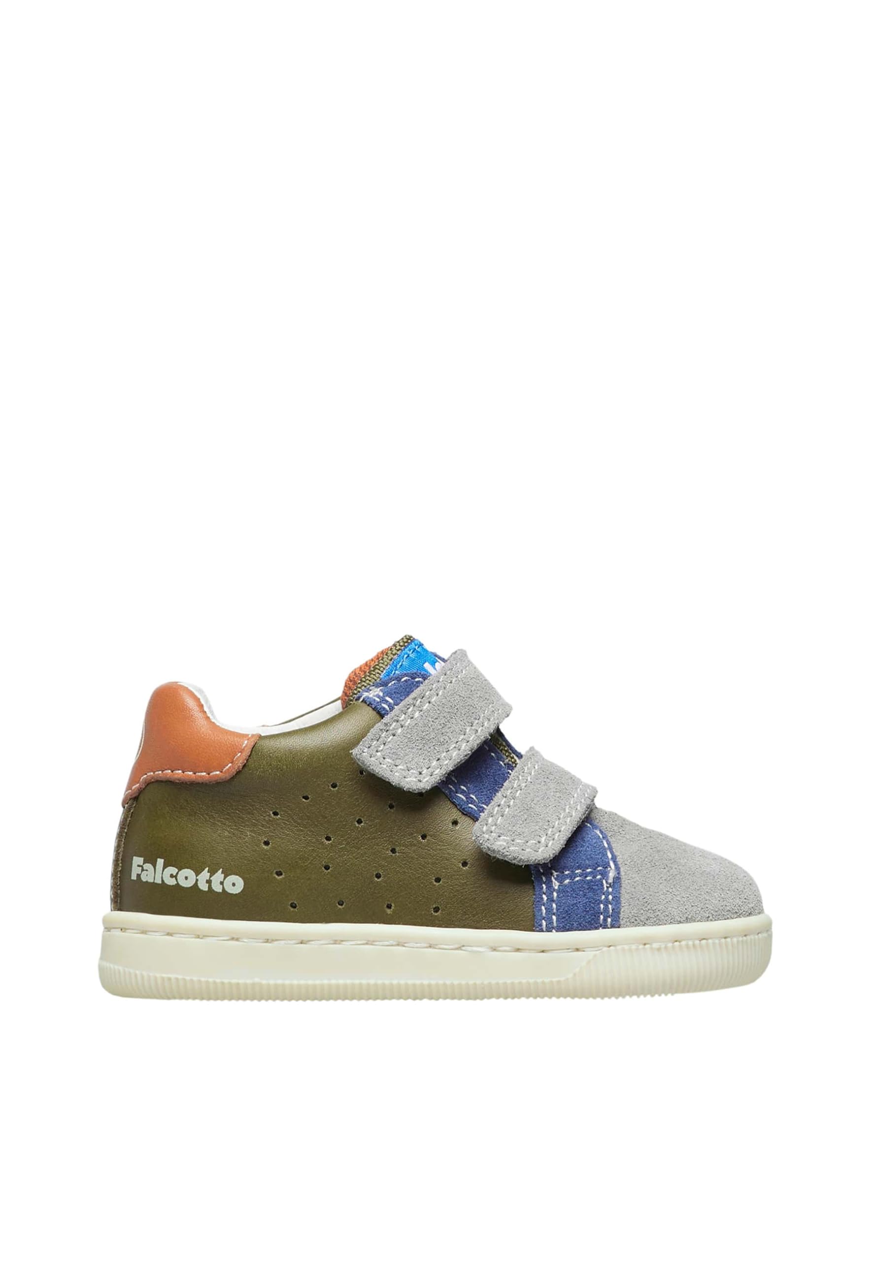 Falcotto KINER VL Calf/Suede Militare-Dark Grey-Dark Orange