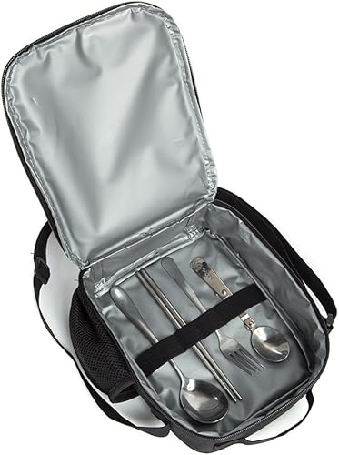 Miniatura 4 de CARBEEN - Lonchera aislada con diseño de dinosaurio, gato, tiburón, husky y delfín, 3D, diseño de dinosaurio (dinosaurio2)