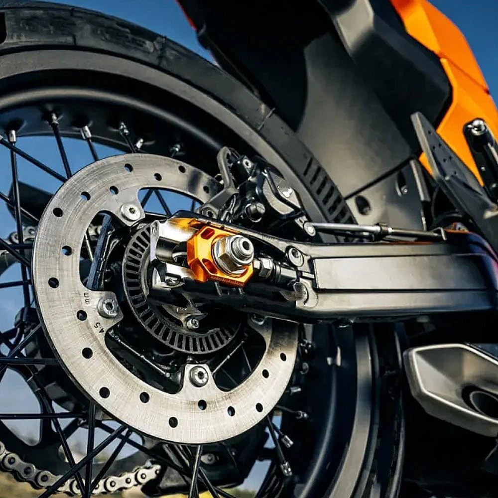 Ochraniacz łańcucha Pasuje do DUKE 125 390 Pasuje do Duke 390 Pasuje do Duke 2024 2025 Blok tylnej osi regulator łańcucha suwaki napinacz Motocyklowego Łańcucha Ochraniacz