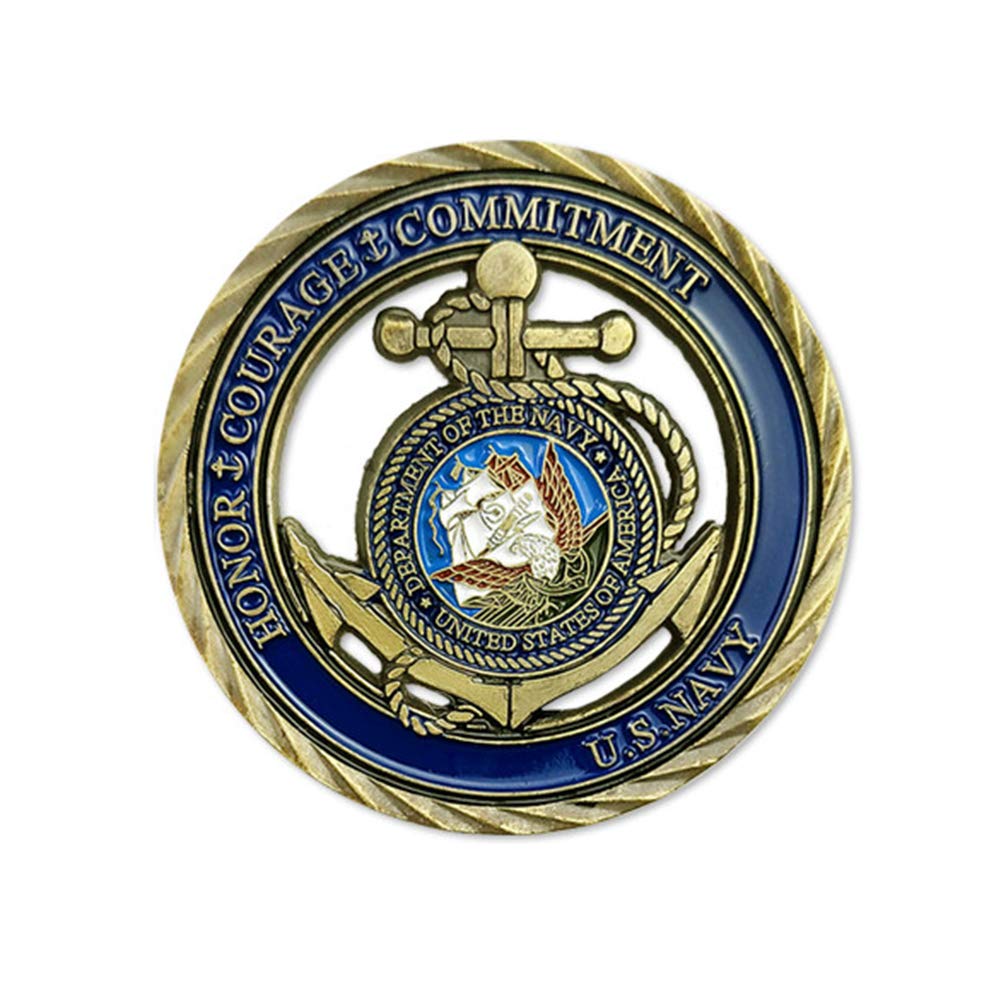 U.S. Navy Core Values Challenge Coin Collector's Medallion Buy Online