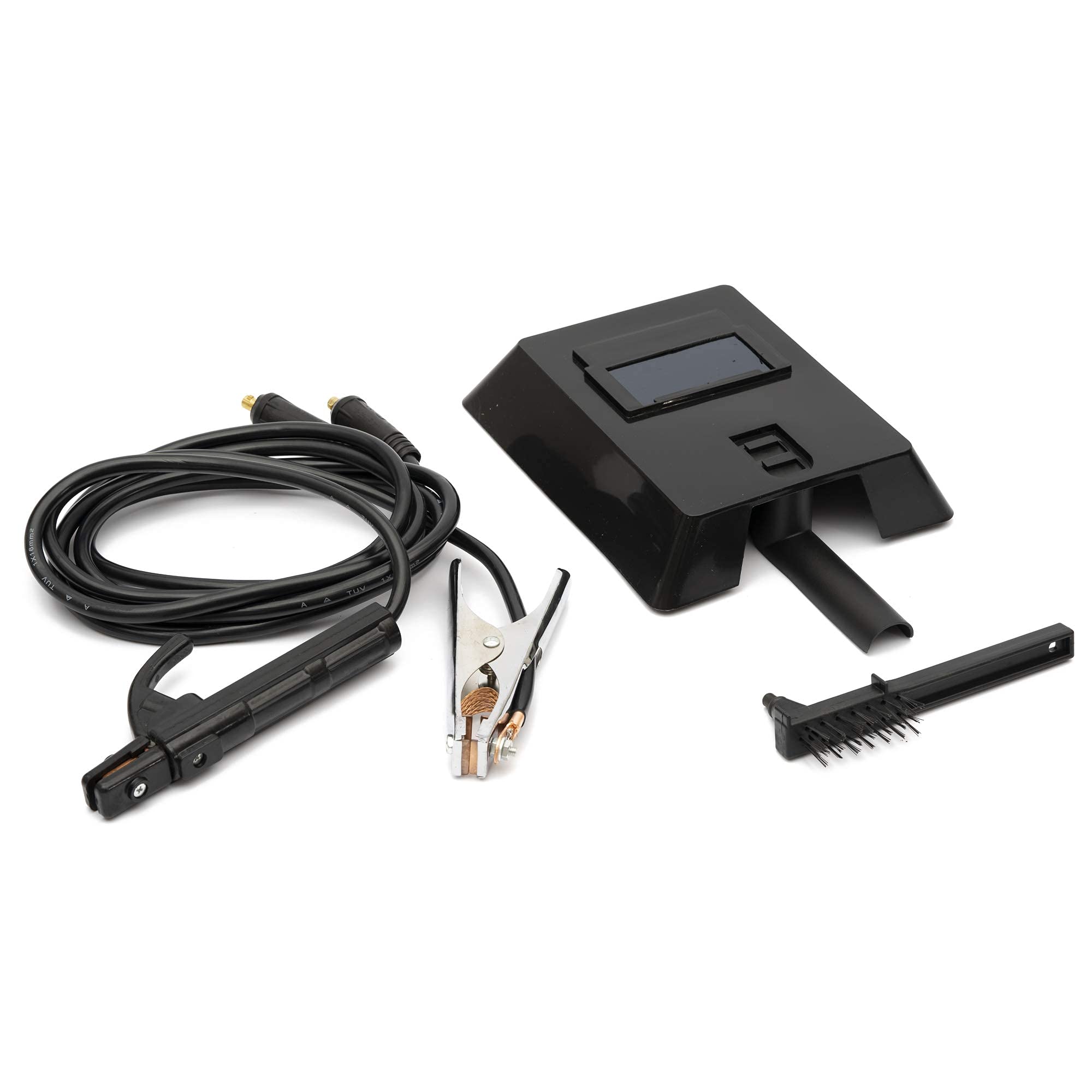 IPOTOOLS MMA-160R Elektroden Schweißgerät - IGBT Inverter Schweissgerät MMA/E-Hand mit 160 Amper/Digitale LCD Anzeige / 230V / Anti-Stick/Hot-Start/Arc-Force/Schutzschild / 7 Jahre Garantie