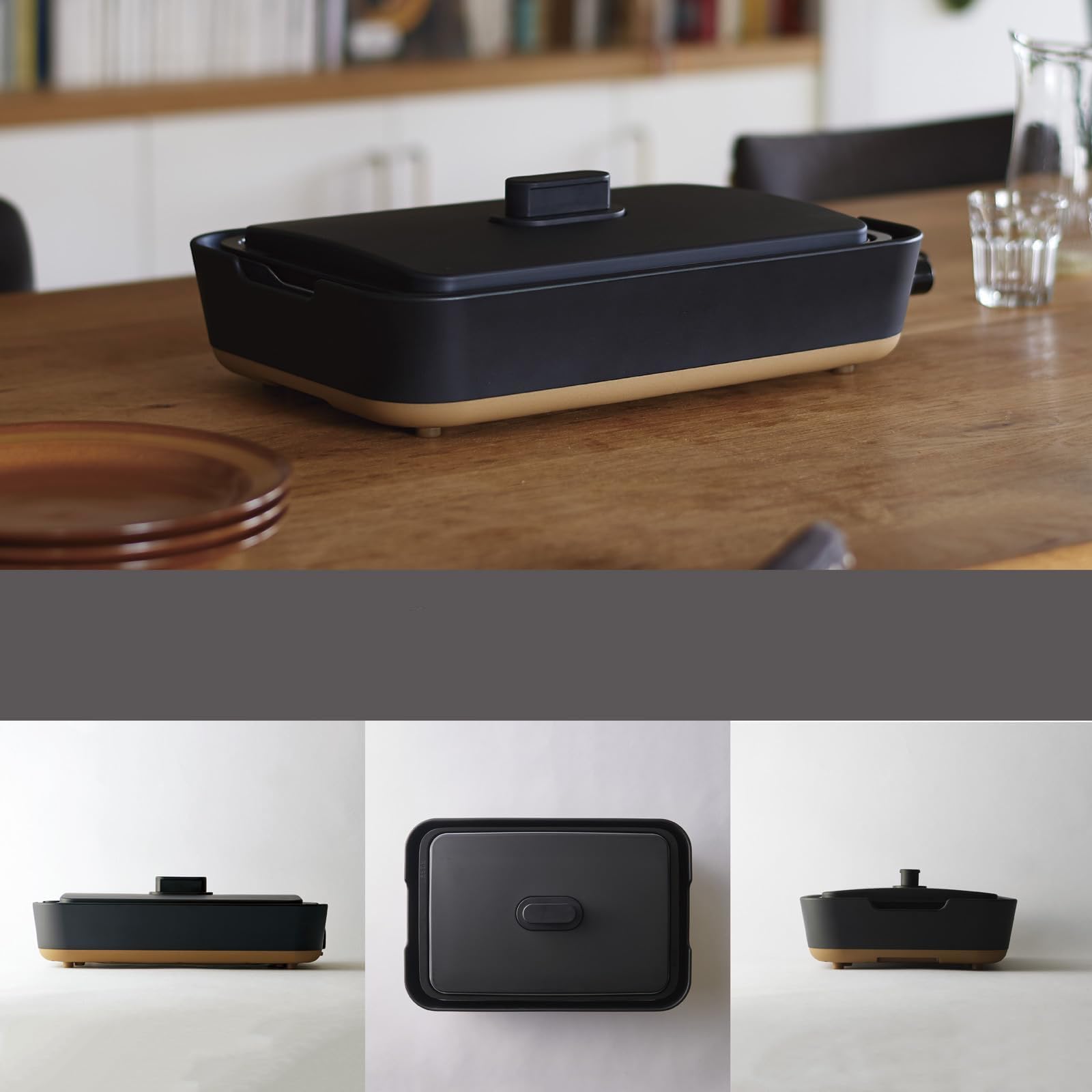 Amazon | ホットプレート 1枚タイプ 深型プレート ギフト レシピブック