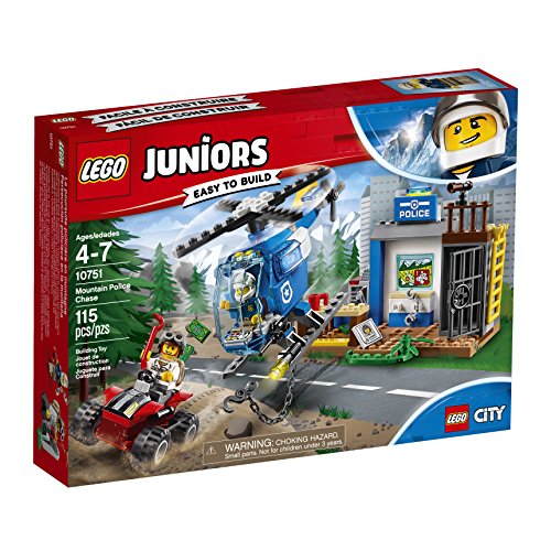 Ensemble de Construction LEGO Juniors La Poursuite Policière en Montagne (115 pièces) 10751 - 3