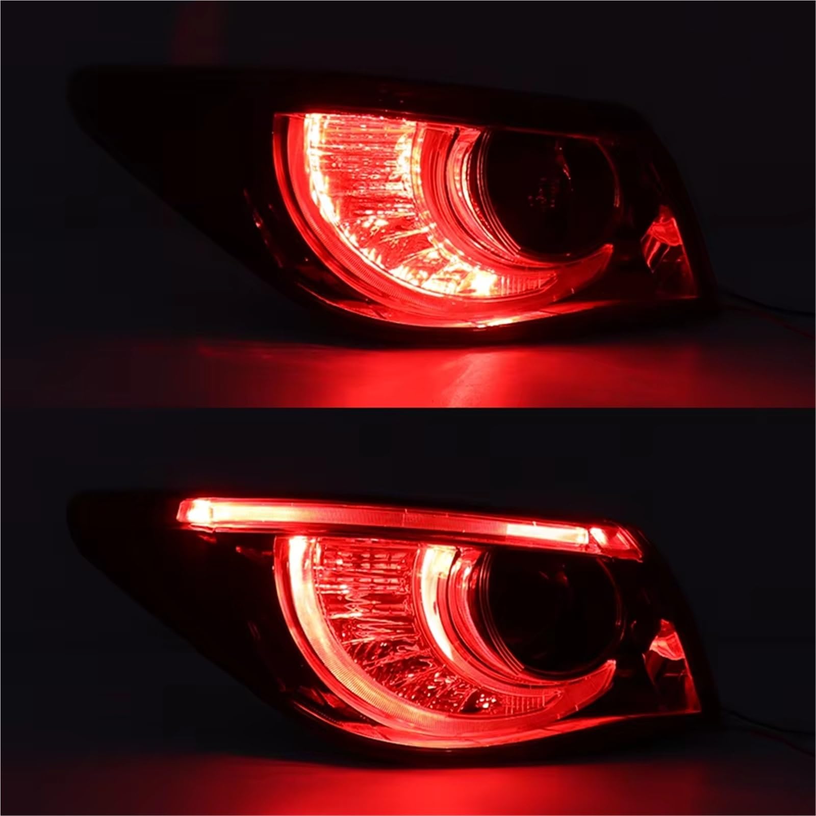 Genérico Luces Traseras Para Infiniti Q50 2014 2015 2016 2017 luz trasera lámpara freno señal giro interior exterior montaje luz trasera accesorios coche luz trasera coche(Outside Left)