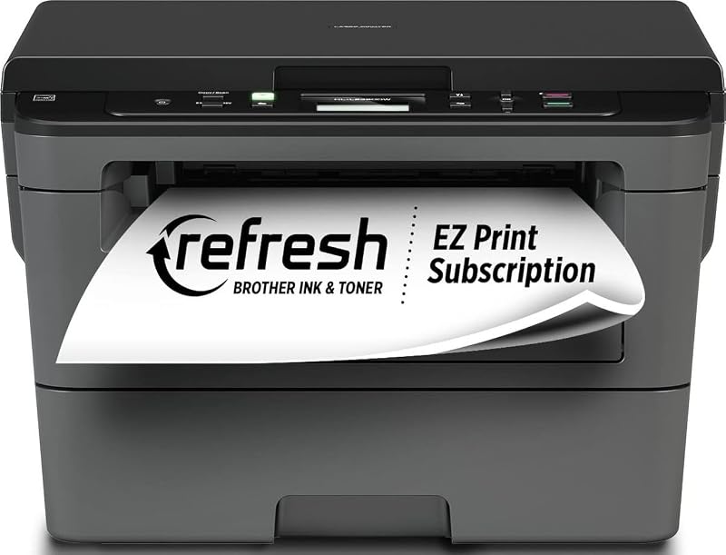 Láser monocromo HLl2390DW, redes inalámbricas, suscripción de actualización de impresión dúplex con prueba gratuita y lectura de reabastecimiento de Amazon Dash