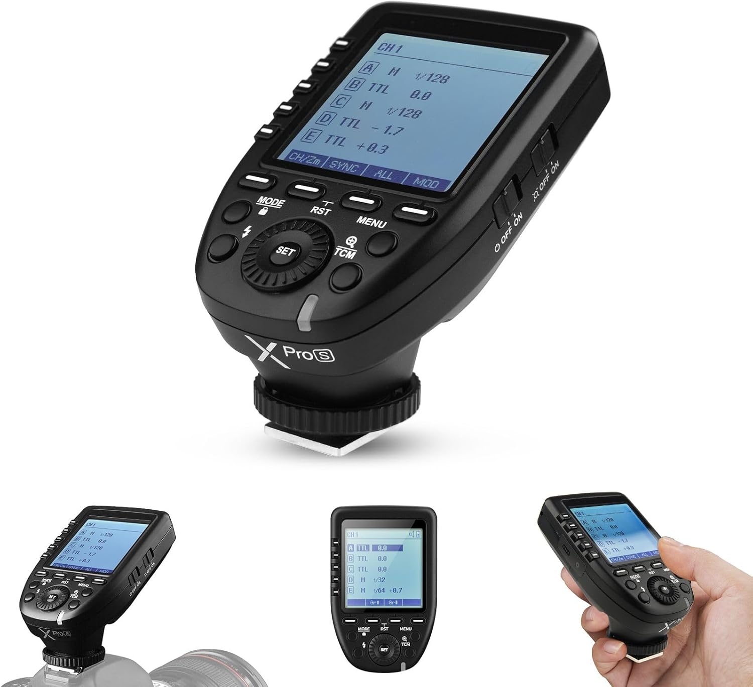 Trigger Wireless Godox Xpro-S Per Flash Sony - TTL, HSS 1/8000s, Display LCD - Foto 6