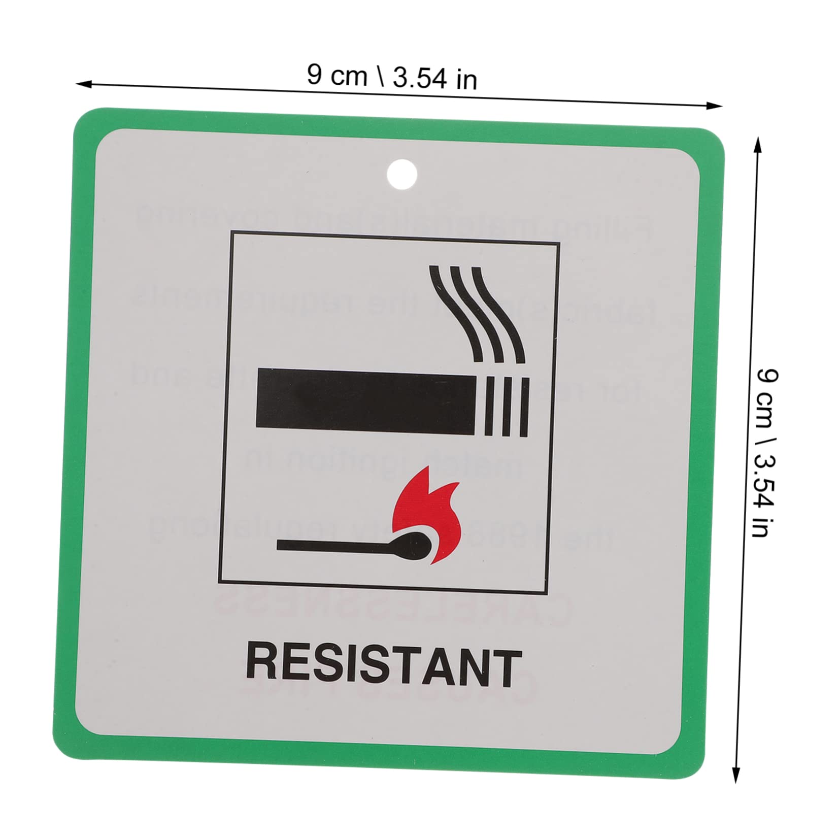 OUNONA Fire Sticker for Furniture 50pcs Fire Safety Labels Warning Sticker for Home