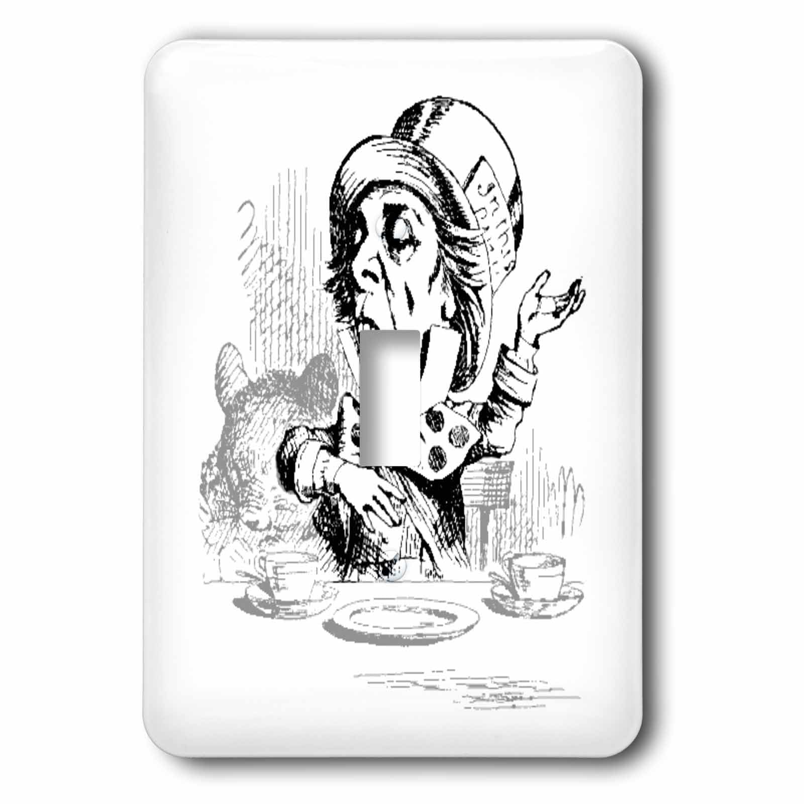 Interrupteur à bascule unique Alice pour remplacer vos plaques murales blanches et tristes