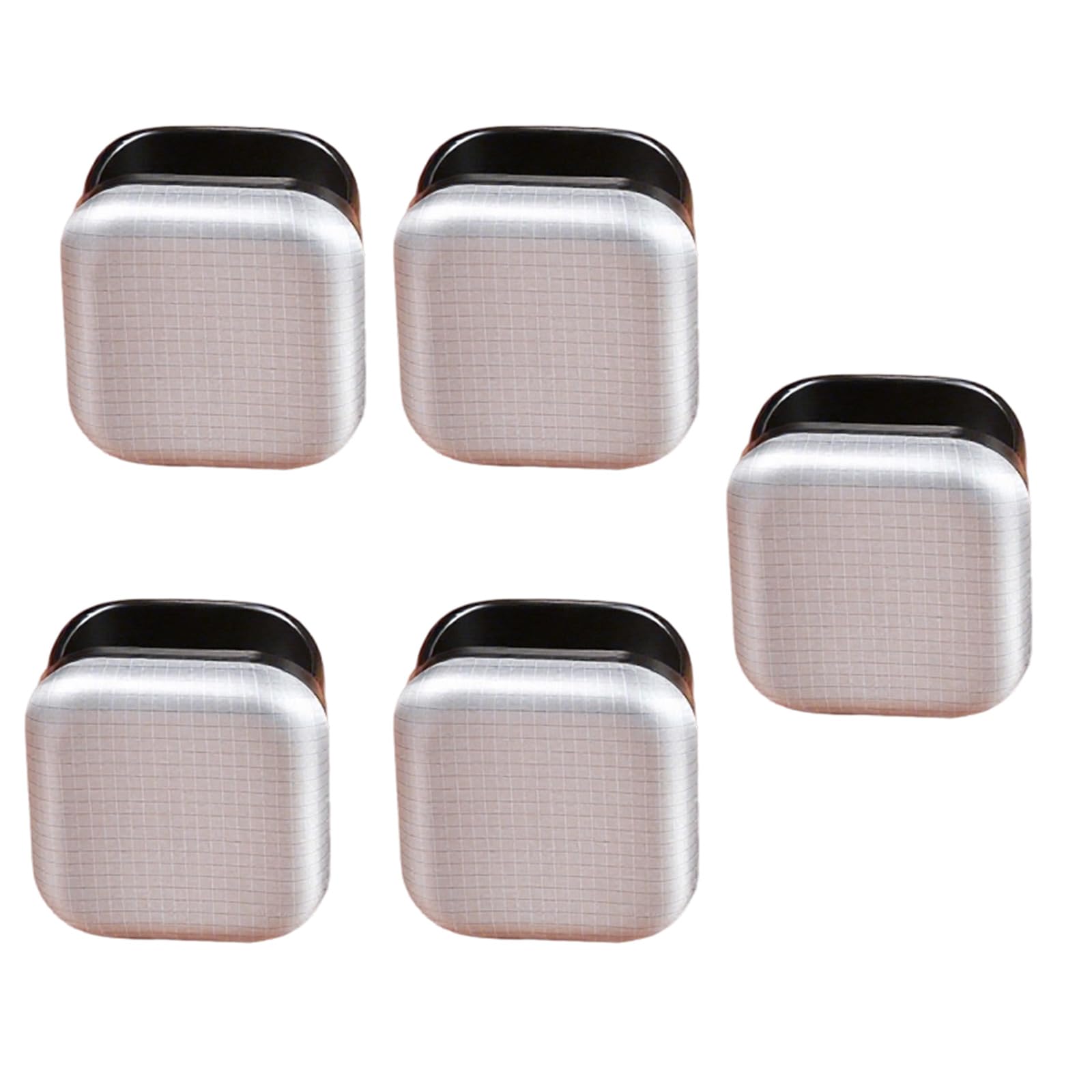 Pack of 5 Stable Caster Pads Plastic Pad Offer Noise Reduction & Slip Prevention Compatible for Multiple Chair Styles Office Casters